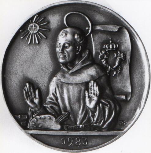 Medalla homenaje al beato franciscano Nicolás Factor