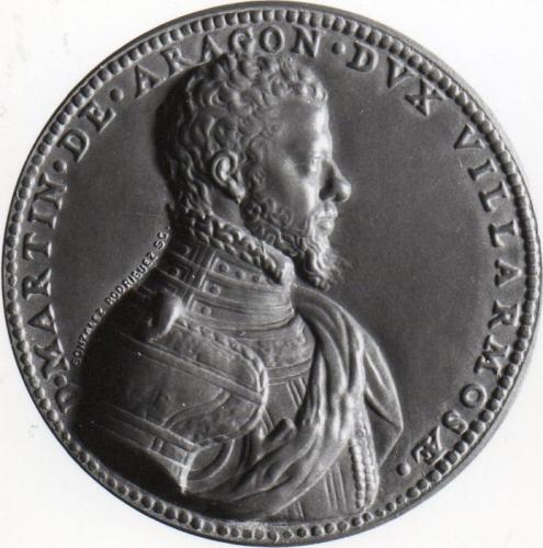 Medalla homenaje a Martín de Aragón