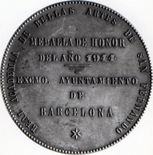 Medalla de honor al Ayuntamiento de Barcelona