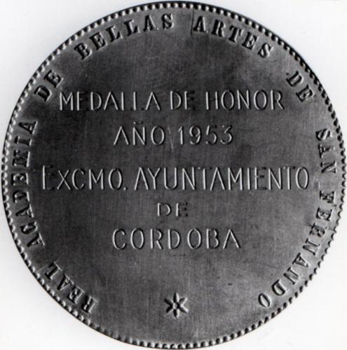 Medalla de honor al Ayuntamiento de Córdoba
