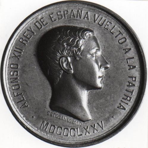 Medalla conmemorativa: Vuelta a España de Alfonso XII