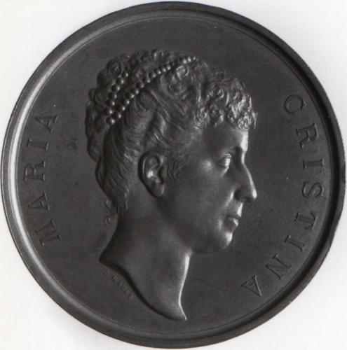Medalla conmemorativa: Visita de Mª Cristina de Habsburgo a la Fábrica Nacional de Moneda y Timbre