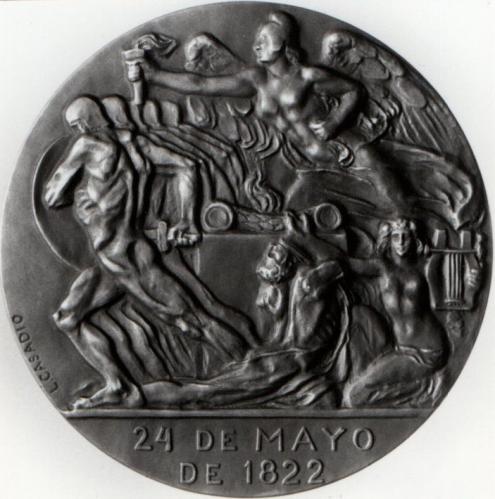 Medalla conmemorativa: Centenario de la Batalla de Pichincha