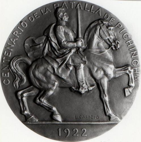 Medalla conmemorativa: Centenario de la Batalla de Pichincha