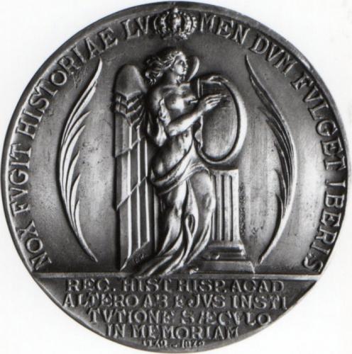 Medalla conmemorativa: Bicentenario de la Fundación de la Real Academia de la Historia