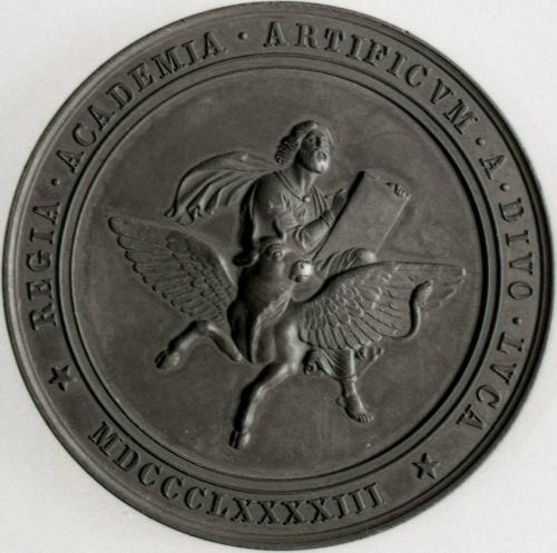 Medalla conmemorativa: Tercer centenario de la fundación e la Academia Nacional de San Luca de Roma