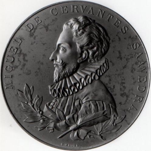Medalla conmemorativa: III Centenario de la publicación de el Quijote