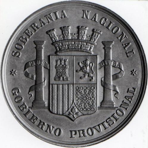 Medalla conmemorativa: Gobierno provisional de 1868
