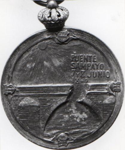 Medalla conmemorativa: Centenario de la independencia de Cuba.