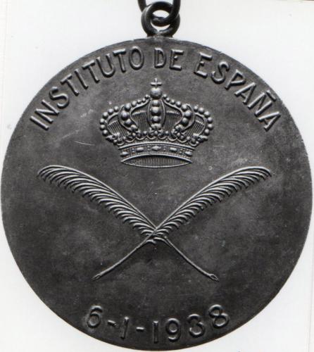 Medalla conmemorativa: Instituto de España