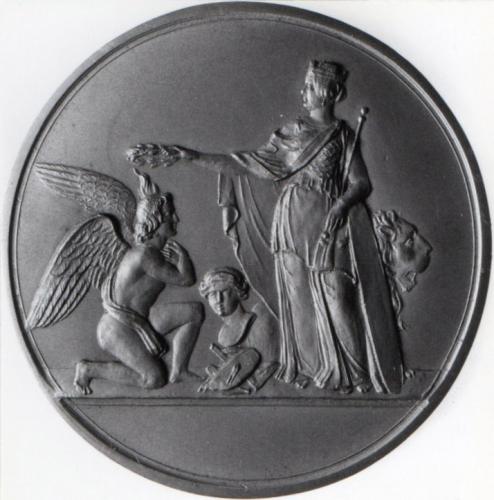 Medalla conmemorativa: Mercurio coronado