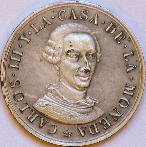 Medalla conmemorativa: Carlos III y la Casa de la Moneda
