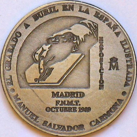 Medalla conmemorativa: Homenaje a Manuel Salvador Carmona