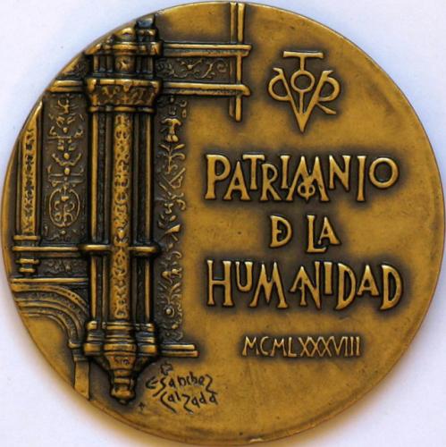Medalla conmemorativa: Salamanca Patrimonio de la Humanidad