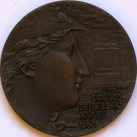 Medalla conmemorativa: Centenario del Círculo de Bellas Artes