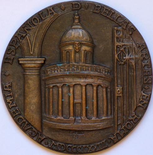 Medalla conmemorativa: Academia de Bellas Artes de Roma