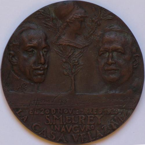 Medalla conmemorativa: Fundación de la Casa de Velázquez