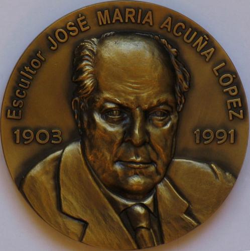 Medalla conmemorativa: Centenario del nacimiento de José María Acuña
