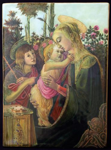 La Virgen, el Niño y el pequeño San Juan