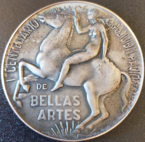 Medalla conmemorativa: Exposición Nacional de Bellas Artes de 1964