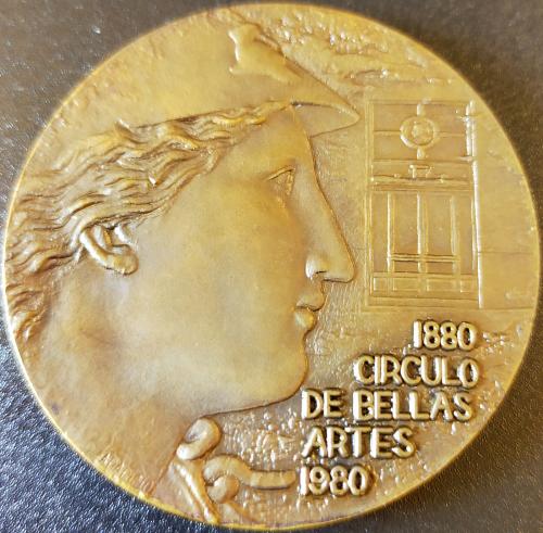 Medalla conmemorativa: Centenario del Círculo de Bellas Artes