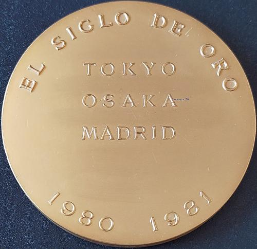 Medalla conmemorativa: Homenaje al Siglo de Oro