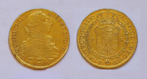 Onza de oro de Carlos III