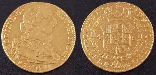 Onza de oro de Carlos IV