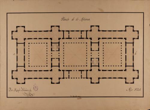 Planta de una aduana