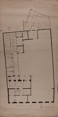 Plantas principal y segunda de la casa del Marqués de Casa Jiménez