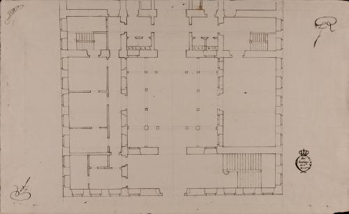 Planta de un edificio civil