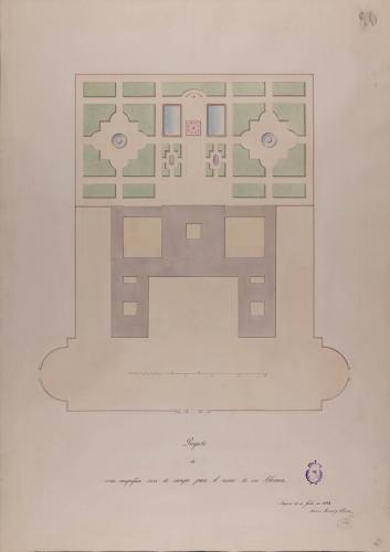 Planta general de casa de campo para el recreo de un soberano