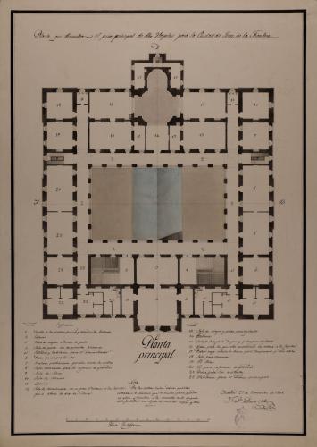 Planta principal de un hospital para Jerez de la Frontera