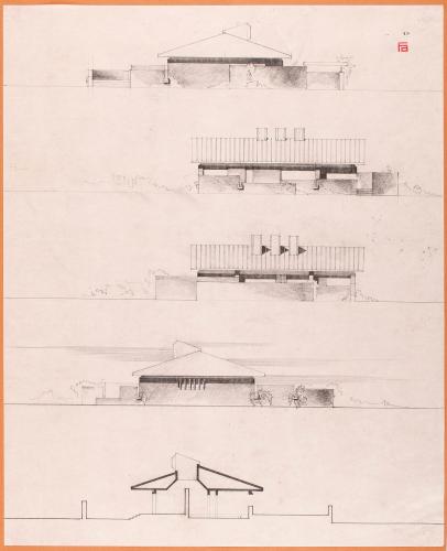 Croquis para un albergue de montaña, Riaza (Segovia)