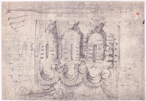 Ayuntamiento de Ámsterdam, Holanda. Croquis