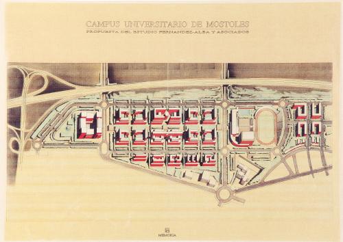 Campus de la Universidad Rey Juan Carlos, Móstoles (Madrid). Planta general de ordenación