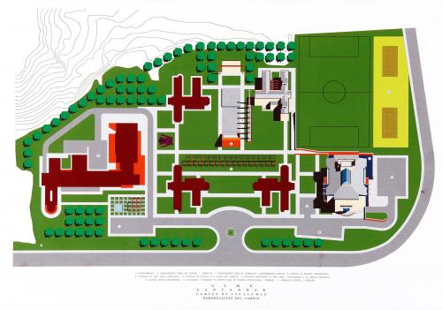 Remodelación Campus de las Llamas de la Universidad Internacional Menéndez Pelayo de Santander, Cantabria. Planta
