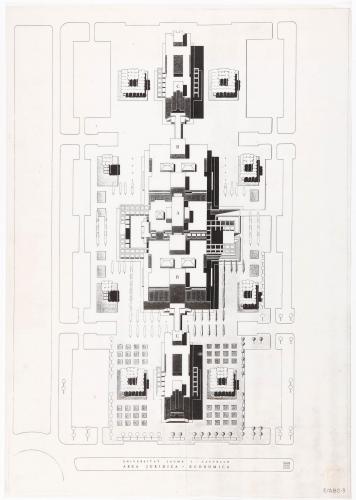 Campus de la Universidad Jaume I de Castellón, Planta del proyecto de edificios departamentales y servicios académicos