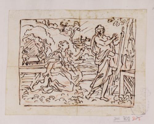 Estudio compositivo de Noli me tangere