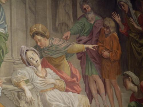 Estudio de la muerte de Santa Cecilia