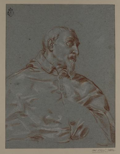 Estudio de busto del cardenal Giovanni Garzia Mellini