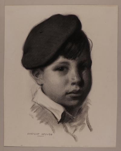 Retrato de su hijo Enrique a la edad de tres años