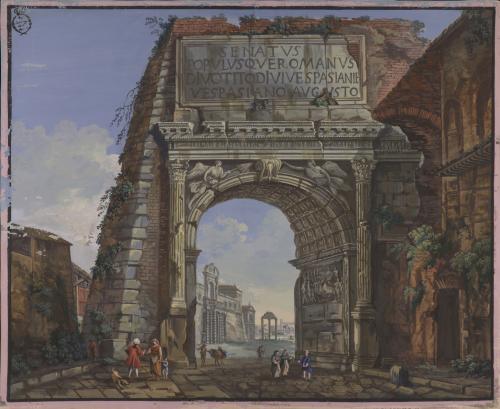 Vista del Arco de Tito
