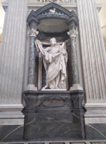 Estudio de la escultura de San Bartolomé de San Juan de Letrán