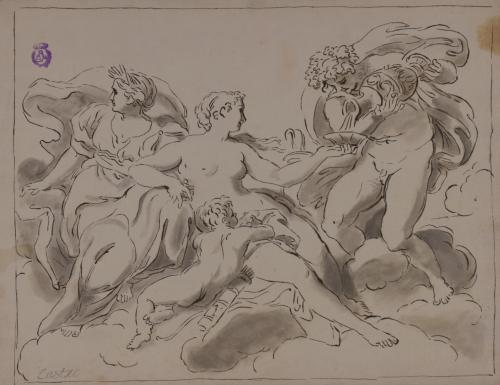 Estudio de Venus, Ceres, Baco y Cupido