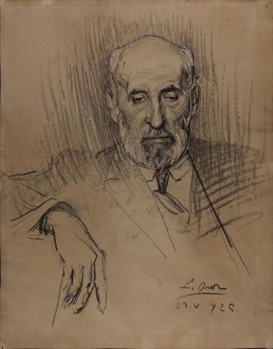 Estudio para retrato de Santiago Ramón y Cajal