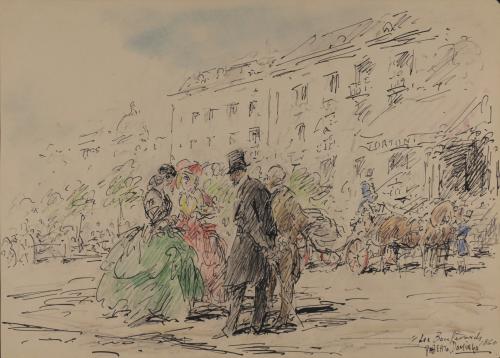Les Boulevards 1860