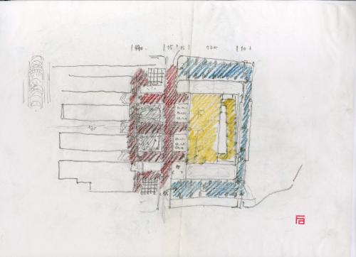    Plano de situación de un edificio 