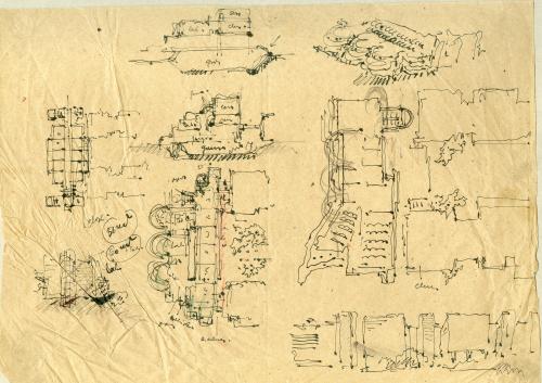 Croquis de un edificio 