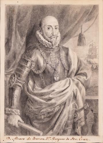 D. Alvaro de Bazan. 1.<sup>er</sup> Marques de Sta Cruz.